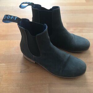John Fluevog Leather Ankle Boots Booties Chelsea Boots 7.5